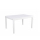 Table de jardin extensible aluminium 270cm  + 10 fauteuils empilables textilène - blanc - ANDRA