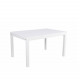 Table de jardin extensible aluminium 270cm  + 8 fauteuils empilables textilène -Blanc - ANDRA