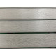 Salon de jardin design aluminium et polywood 5 Places couleur gris - VINCENNES