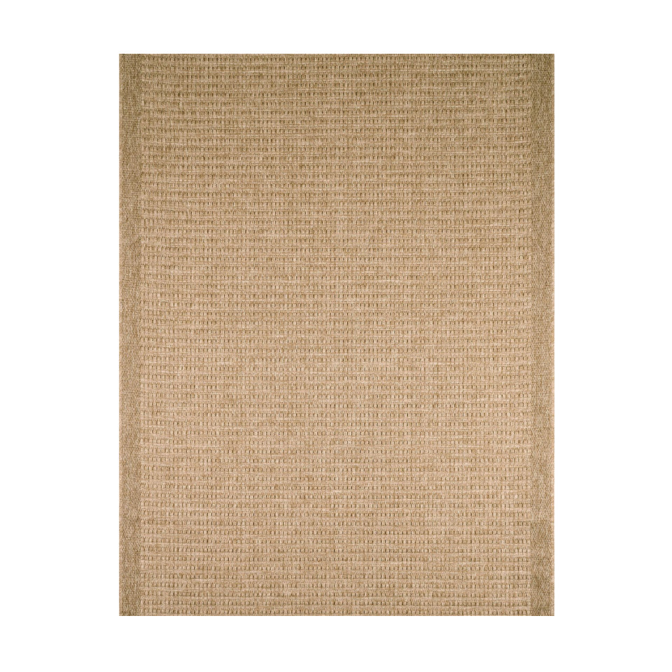 Tapis extérieur - 160x230cm - naturel - 100% polypropylène résistant aux UV - 1400 gr/m²