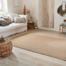 Tapis extérieur - 160x230cm - naturel - 100% polypropylène résistant aux UV - 1400 gr/m²