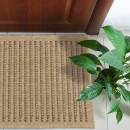 Tapis extérieur - 60x180cm - naturel - 100% polypropylène résistant aux UV - 1400 gr/m²