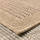 Tapis extérieur - 80x300cm - naturel - 100% polypropylène résistant aux UV - 1400 gr/m²