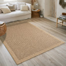 Tapis extérieur - 160x230cm - naturel - 100% polypropylène résistant aux UV - 1400 gr/m²