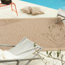 Tapis extérieur - 200x290cm - naturel - 100% polypropylène résistant aux UV - 1400 gr/m²