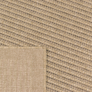 Tapis extérieur - 200x290cm - naturel - 100% polypropylène résistant aux UV - 1400 gr/m²