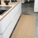 Tapis extérieur - 60x180cm - naturel - 100% polypropylène résistant aux UV - 1400 gr/m²
