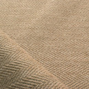 Tapis extérieur rond - 120cm - naturel - 100% polypropylène résistant aux UV - 1400 gr/m²