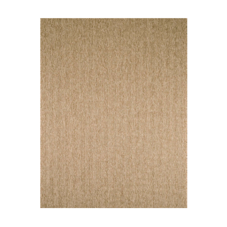 Tapis extérieur - 160x230cm - naturel - 100% polypropylène résistant aux UV - 1400 gr/m²