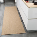Tapis extérieur - 80x300cm - naturel - 100% polypropylène résistant aux UV - 1400 gr/m²