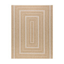 Tapis extérieur - 160x230cm - naturel - 100% polypropylène résistant aux UV - 1400 gr/m²