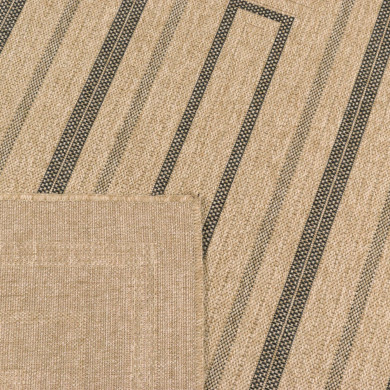 Tapis extérieur - 80x150cm - naturel - 100% polypropylène résistant aux UV - 1400 gr/m²