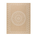 Tapis extérieur - 160x230cm - naturel - 100% polypropylène résistant aux UV - 1400 gr/m²