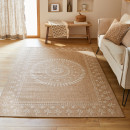 Tapis extérieur - 160x230cm - naturel - 100% polypropylène résistant aux UV - 1400 gr/m²