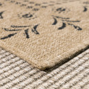 Tapis extérieur - 200x290cm - naturel - 100% polypropylène résistant aux UV - 1400 gr/m²