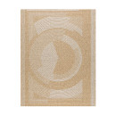 Tapis extérieur - 160x230cm - naturel - 100% polypropylène résistant aux UV - 1400 gr/m²