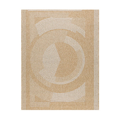 Tapis extérieur - 160x230cm - naturel - 100% polypropylène résistant aux UV - 1400 gr/m²