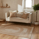 Tapis extérieur - 160x230cm - naturel - 100% polypropylène résistant aux UV - 1400 gr/m²