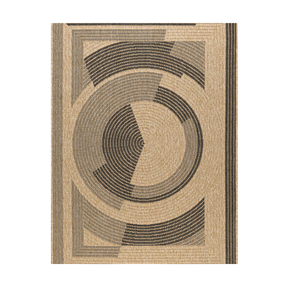 Tapis extérieur - 160x230cm - naturel - 100% polypropylène résistant aux UV - 1400 gr/m²