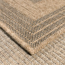 Tapis extérieur - 160x230cm - naturel - 100% polypropylène résistant aux UV - 1400 gr/m²