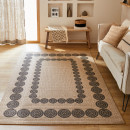 Tapis extérieur - 80x150cm - naturel - 100% polypropylène résistant aux UV - 1400 gr/m²
