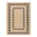 Tapis extérieur - 200x290cm - naturel - 100% polypropylène résistant aux UV - 1400 gr/m²