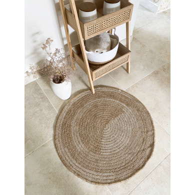 Tapis extérieur rond -...