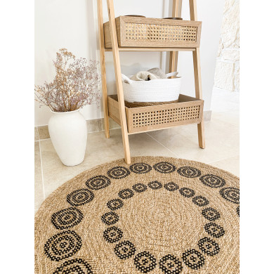 Tapis extérieur rond -...