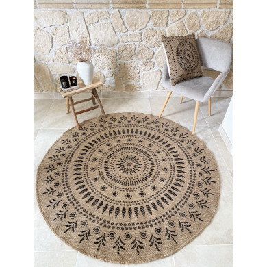 Tapis extérieur rond - 80cm...
