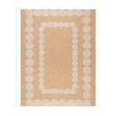 Tapis extérieur - 160x230cm - naturel - 100% polypropylène résistant aux UV - 1400 gr/m²