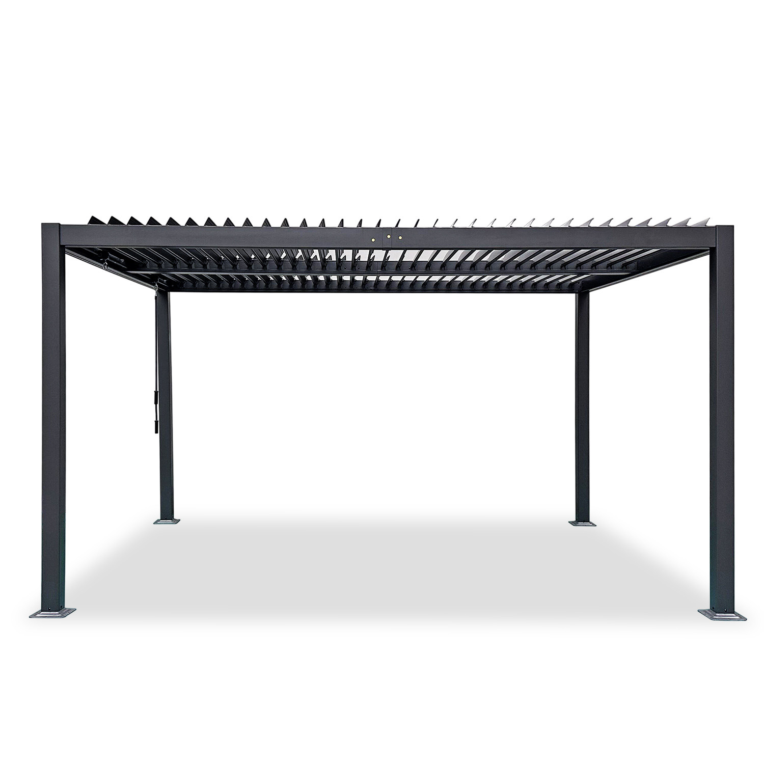 Tonnelle Pergola Bioclimatique Lames Orientables En Aluminium 3x4m Tonnelle pergola bioclimatique lames orientables en aluminium 3x4m