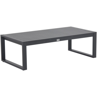 Salon de jardin en aluminium 5 places- anthracite - extérieur