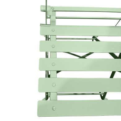 Table et chaises pliantes bistrot balcon terrasse- 2 places - Vert
