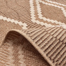 Tapis extérieur - 120x170cm - multicolore - 100% polypropylène résistant aux UV - 1400gr/m²
