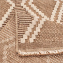 Tapis extérieur - 120x170cm - multicolore - 100% polypropylène résistant aux UV - 1400gr/m²