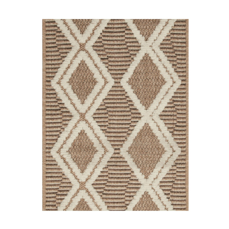 Tapis extérieur - 200x290cm - multicolore - 100% polypropylène résistant aux UV - 1400gr/m²