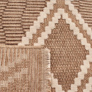 Tapis extérieur - 120x170cm - multicolore - 100% polypropylène résistant aux UV - 1400gr/m²