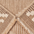 Tapis extérieur - 60x180cm - multicolore - 100% polypropylène résistant aux UV - 1400gr/m²