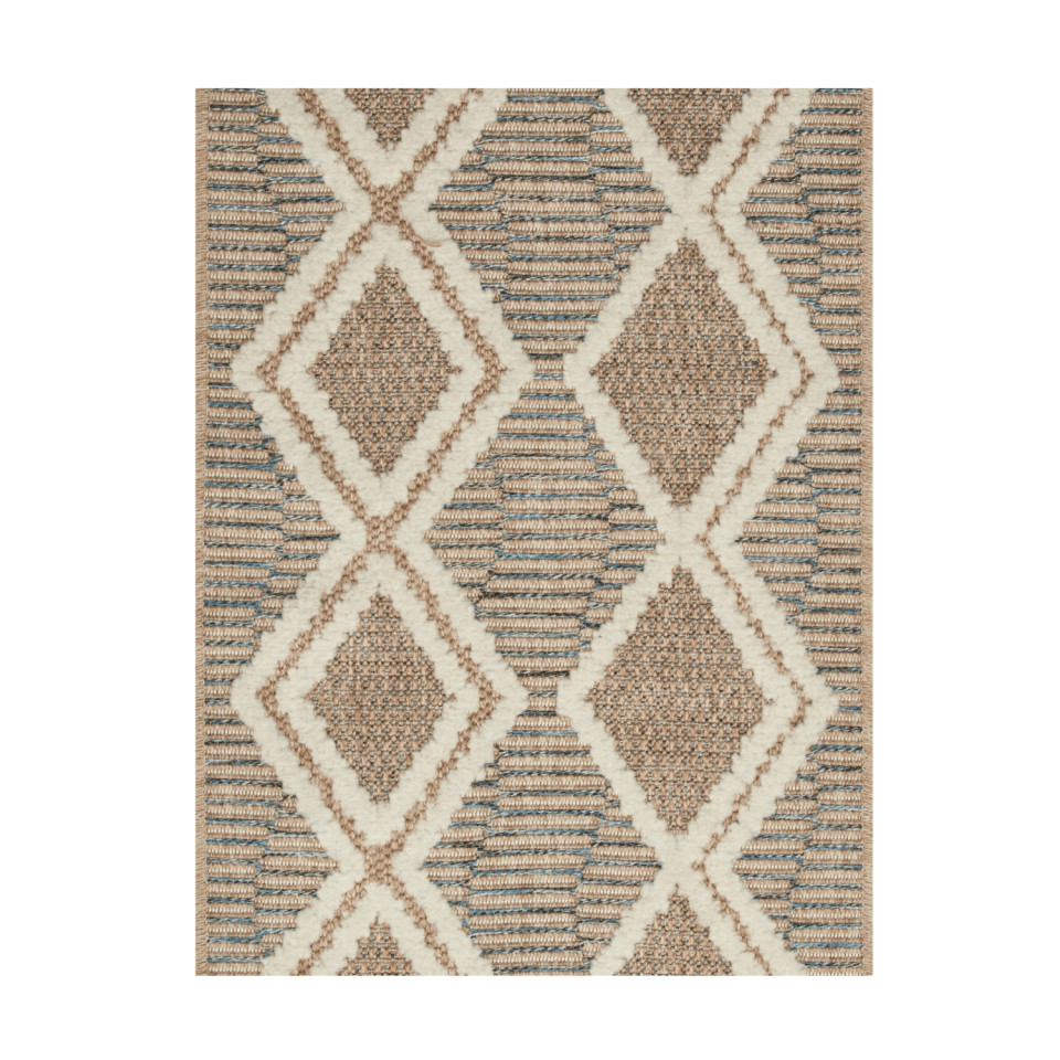 Tapis extérieur - 160x230cm - multicolore - 100% polypropylène résistant aux UV - 1400gr/m²