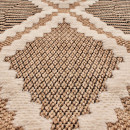 Tapis extérieur - 200x290cm - multicolore - 100% polypropylène résistant aux UV - 1400gr/m²