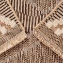 Tapis extérieur - 160x230cm - multicolore - 100% polypropylène résistant aux UV - 1400gr/m²