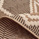 Tapis extérieur - 60x90cm - multicolore - 100% polypropylène résistant aux UV - 1400gr/m²