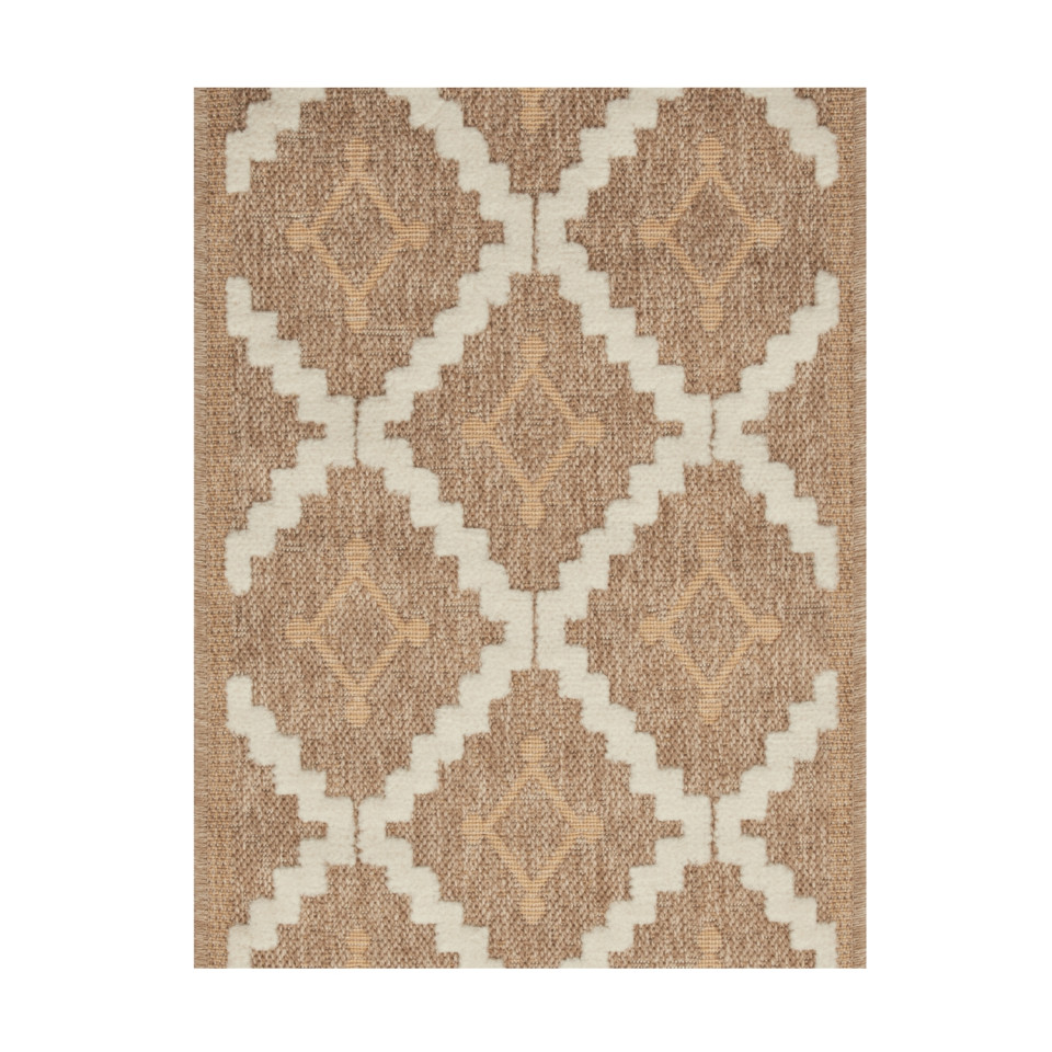 Tapis extérieur - 160x230cm - multicolore - 100% polypropylène résistant aux UV - 1400gr/m²