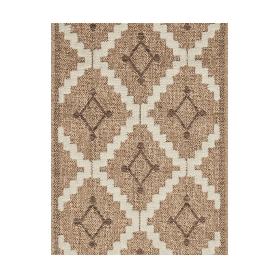 Tapis extérieur - 160x230cm - multicolore - 100% polypropylène résistant aux UV - 1400gr/m²