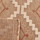 Tapis extérieur - 120x170cm - multicolore - 100% polypropylène résistant aux UV - 1400gr/m²