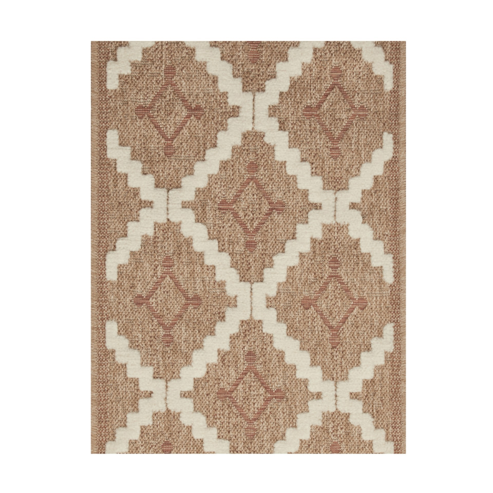 Tapis extérieur - 60x90cm - multicolore - 100% polypropylène résistant aux UV - 1400gr/m²