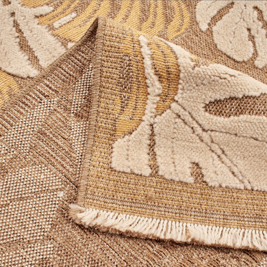Tapis extérieur - 60x180cm - multicolore - 100% polypropylène résistant aux UV - 1400gr/m²