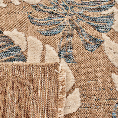 Tapis extérieur - 60x180cm - multicolore - 100% polypropylène résistant aux UV - 1400gr/m²