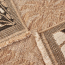 Tapis extérieur - 200x290cm - multicolore - 100% polypropylène résistant aux UV - 1400gr/m²