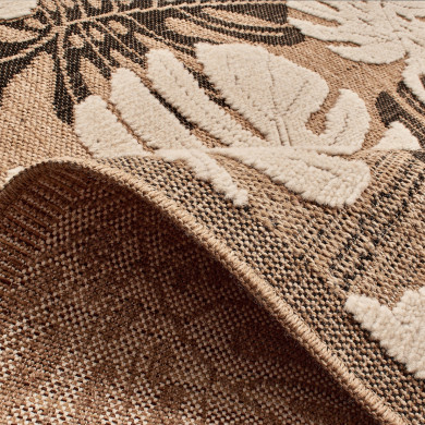 Tapis extérieur - 60x180cm - multicolore - 100% polypropylène résistant aux UV - 1400gr/m²